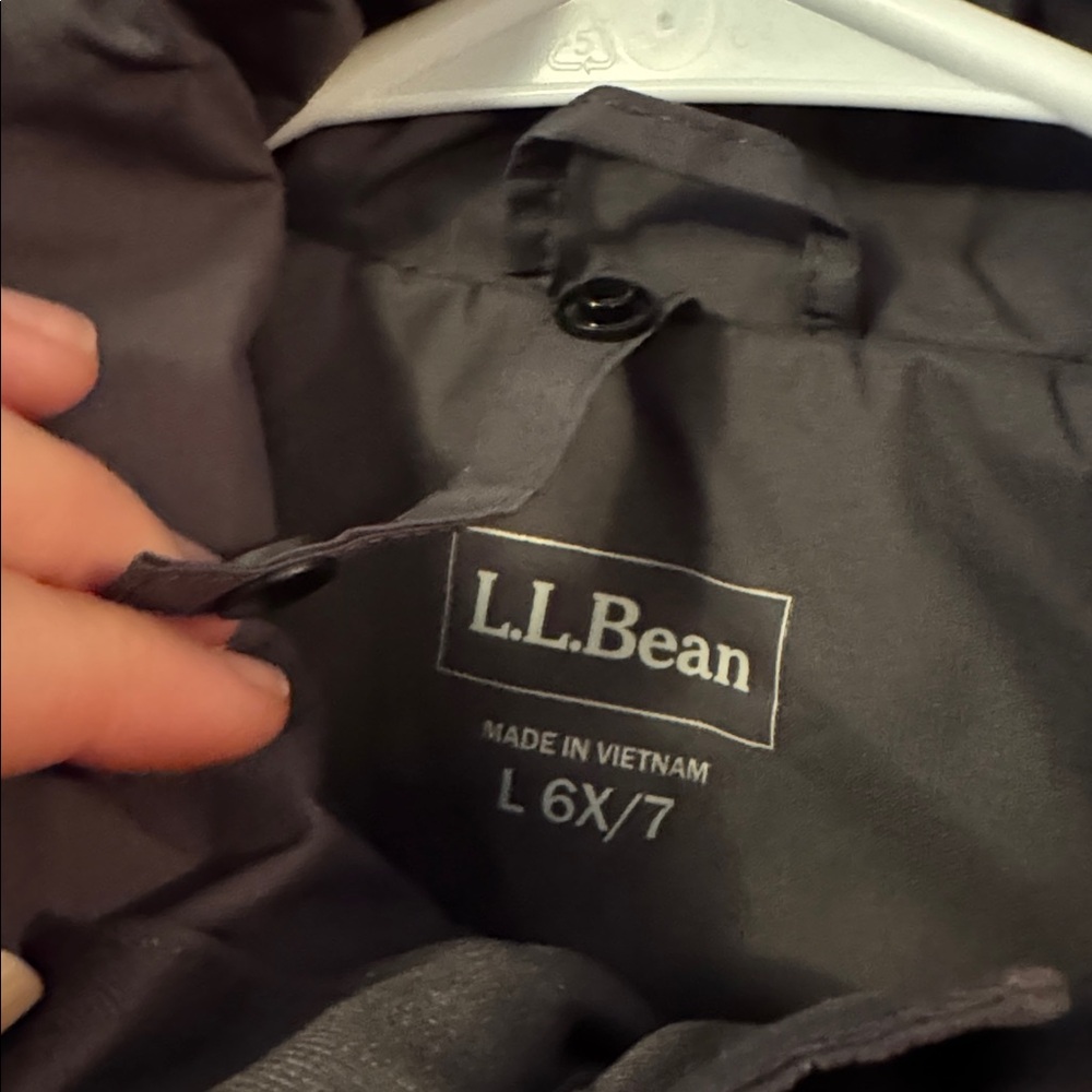 L.L. Bean Jacket with Yellow Accent Panels - Picture 3 of 5